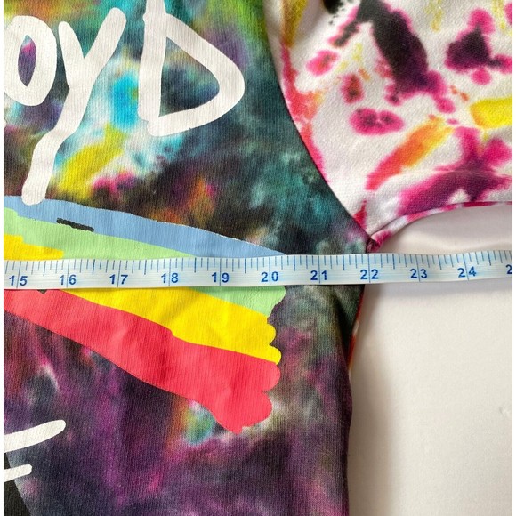 Pink Floyd Hoodie Mens Size Medium Multicolor Tie Dye Dark Side of the Moon NWT - Picture 12 of 14